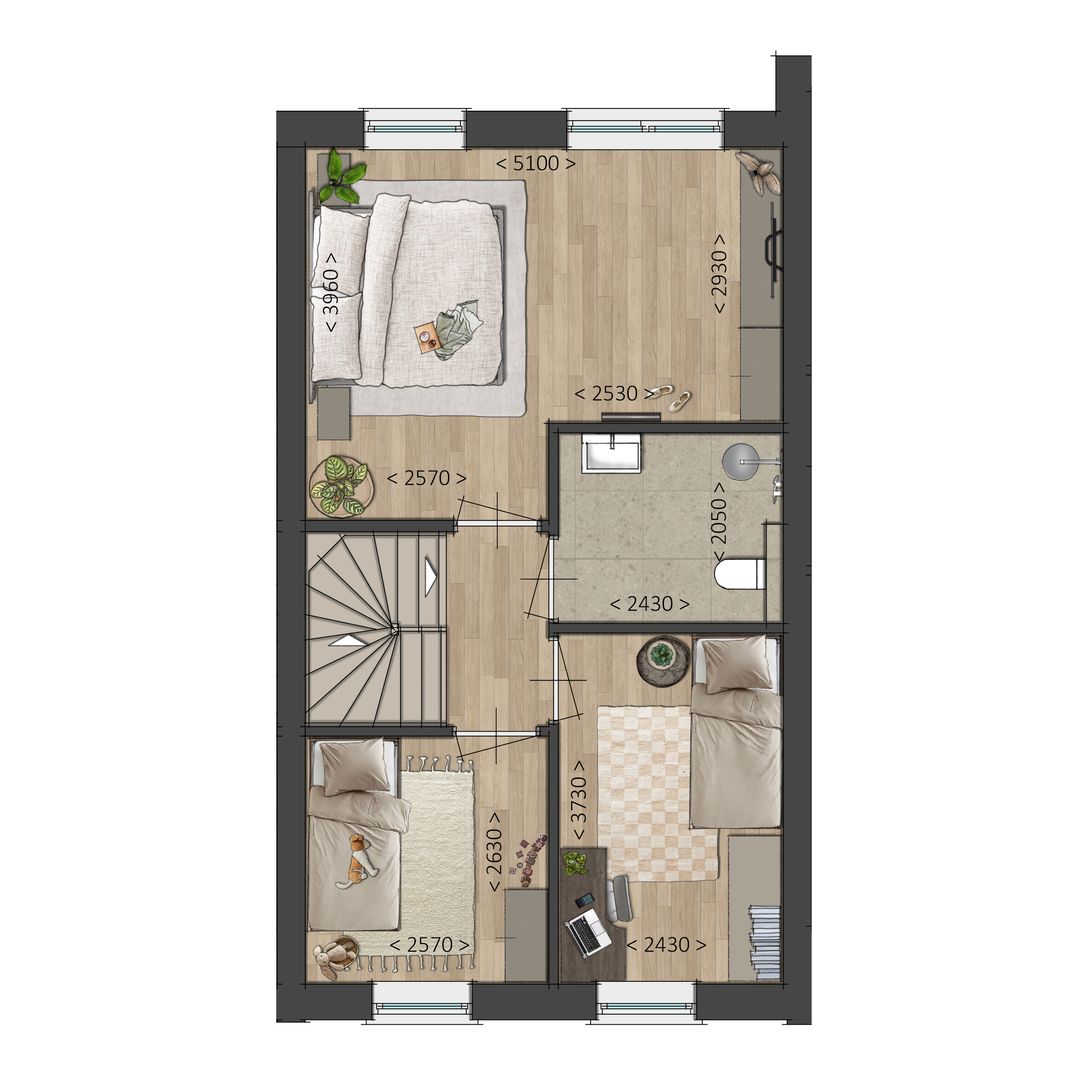 Foto 7 van Fase 1A I Middenwoningen (Bouwnr. 1.34)