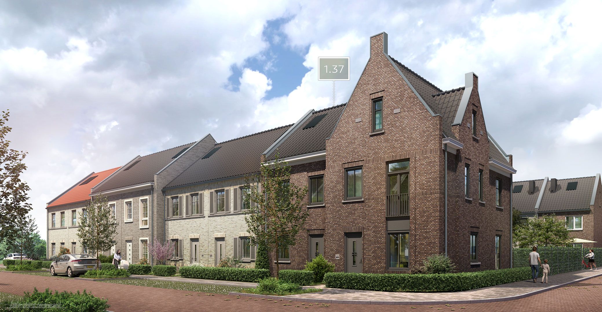 Fase 1A I Middenwoningen (Bouwnr. 1.37)  false