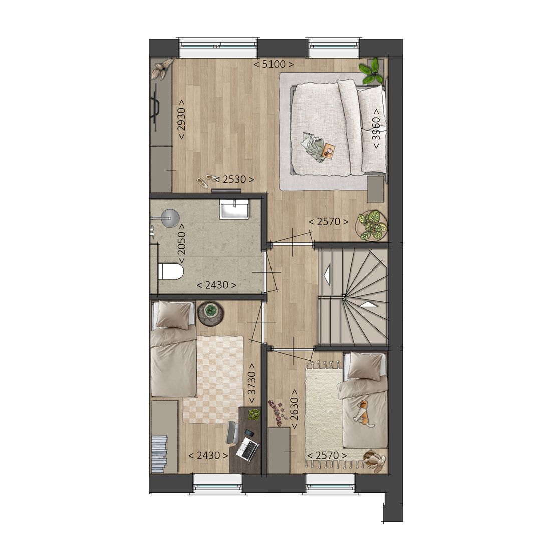 Foto 7 van Fase 1A I Middenwoningen (Bouwnr. 1.37)