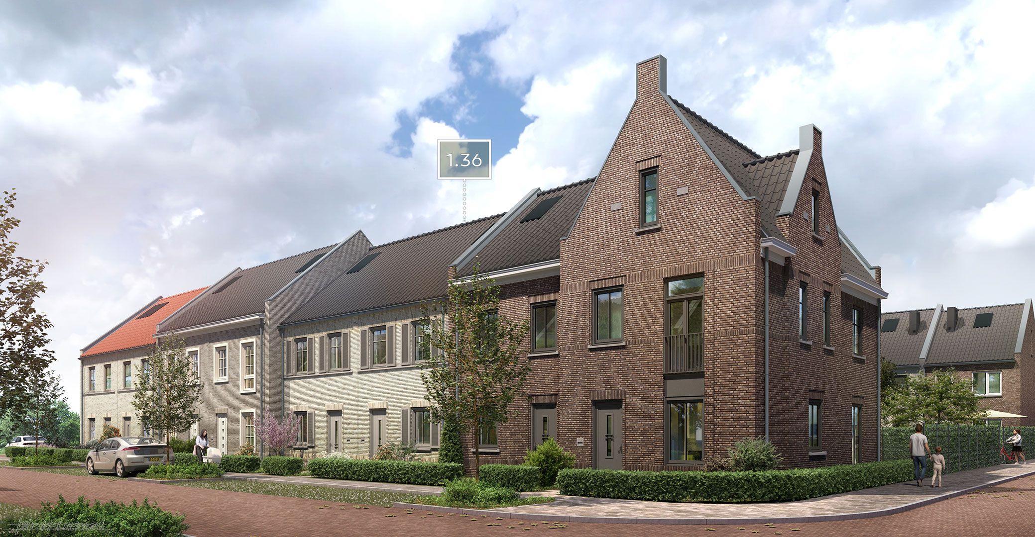 Fase 1A I Middenwoningen (Bouwnr. 1.36)  false