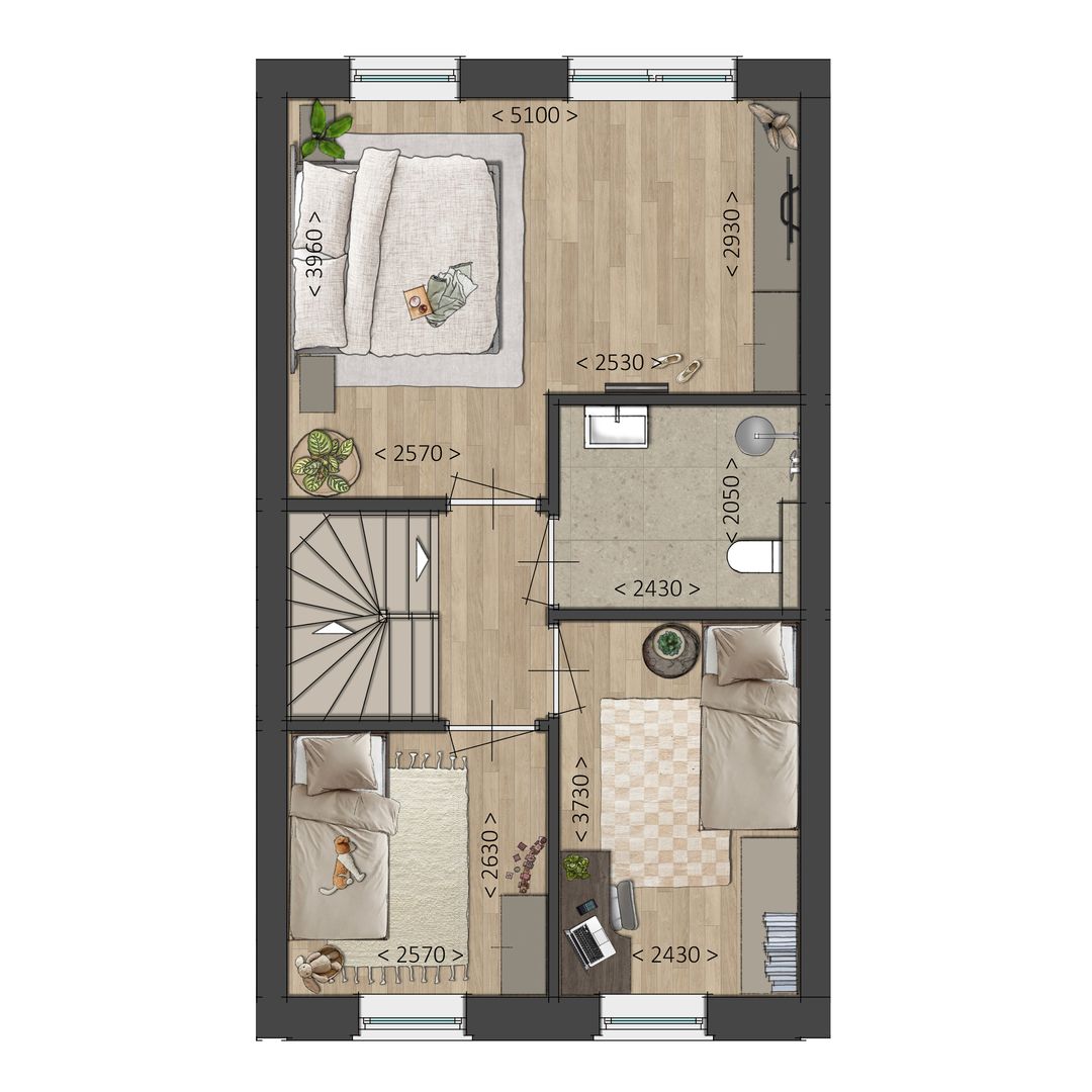 Foto 7 van Fase 1A I Middenwoningen (Bouwnr. 1.32)