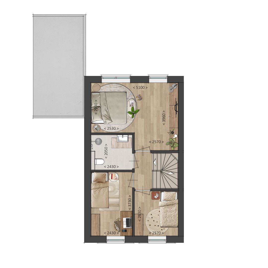 Foto 7 van Fase 1A I Hoekwoningen (Bouwnr. 1.11)