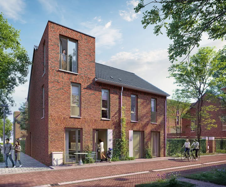 Foto van Hier 2-onder-1 kapwoningen 2-onder-1-kapwoning