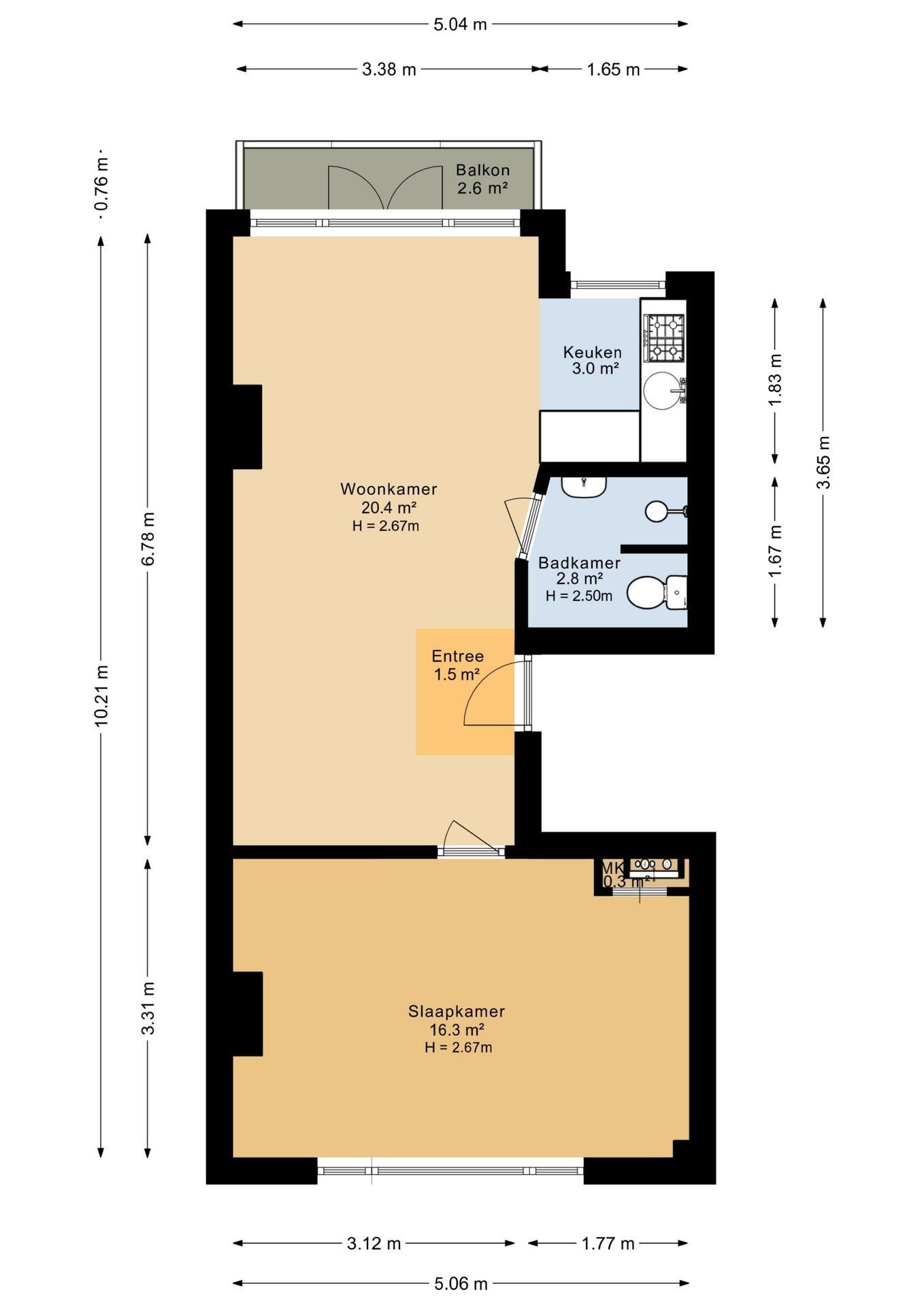 Foto 18 van Dr. de Visserstraat 62-B02