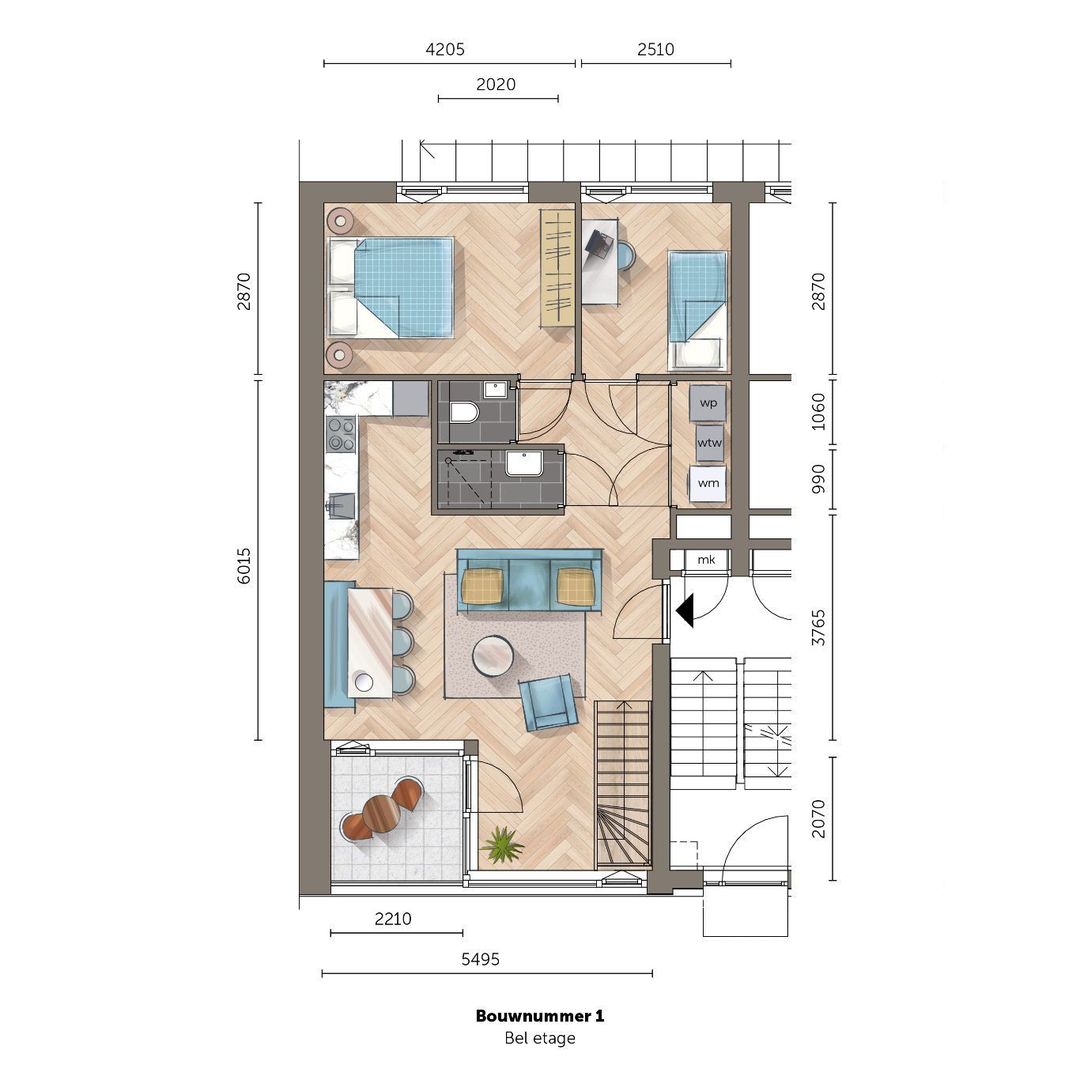 Foto 7 van Woon-werkwoning (Bouwnr. 1)