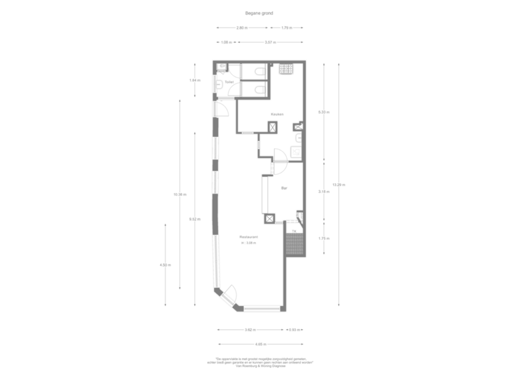 Plattegrond - Van Der Hoopstraat 96 H