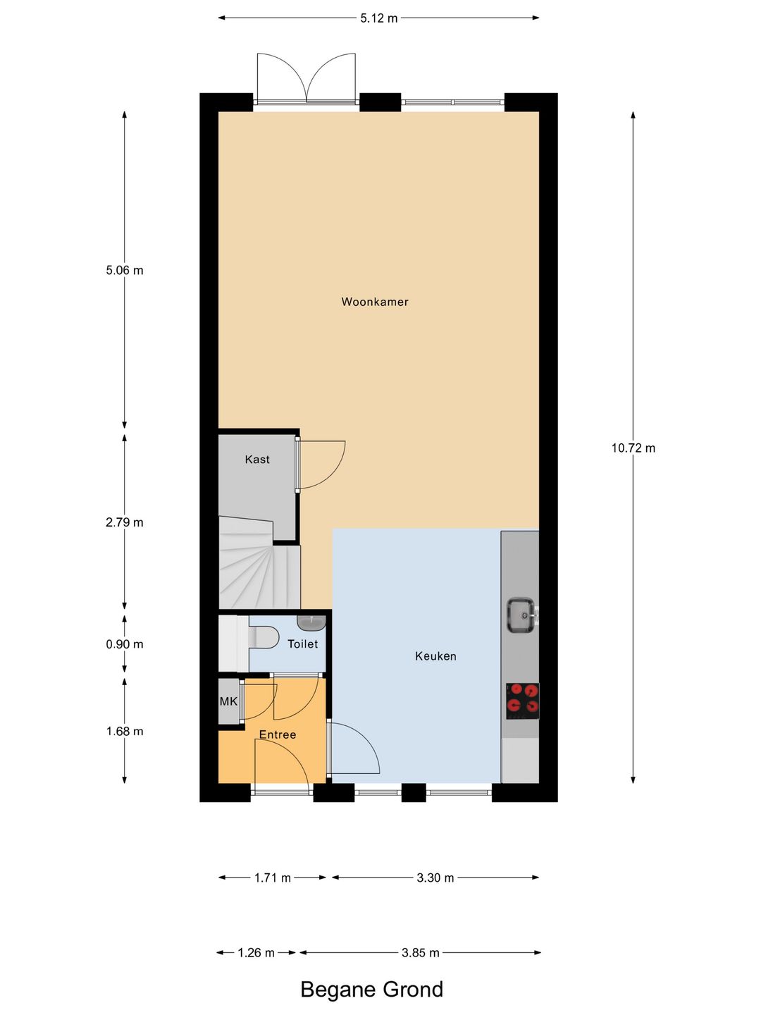 Foto 32 van Evertsenstraat 1-C