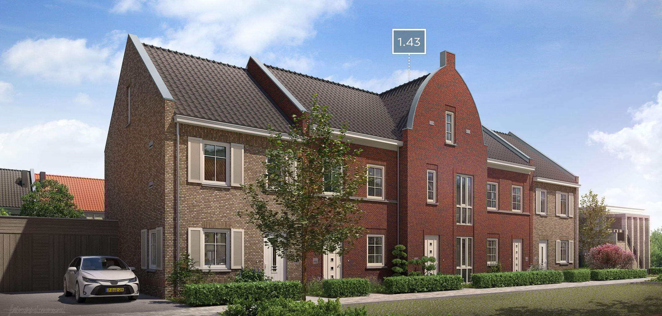 Fase 1B I Middenwoningen (Bouwnr. 1.43)  false