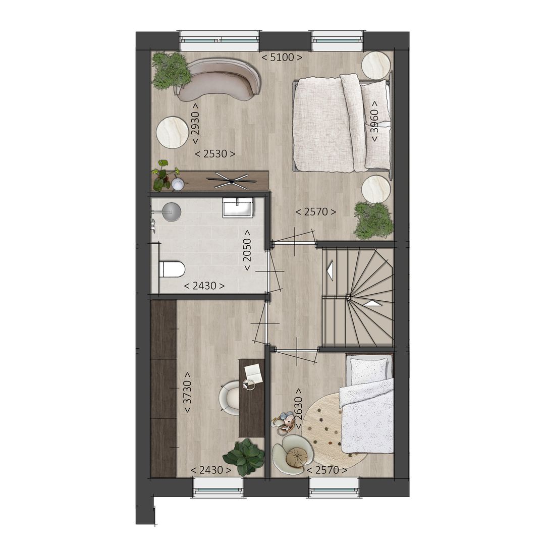 Foto 7 van Fase 1B I Middenwoningen (Bouwnr. 1.54)