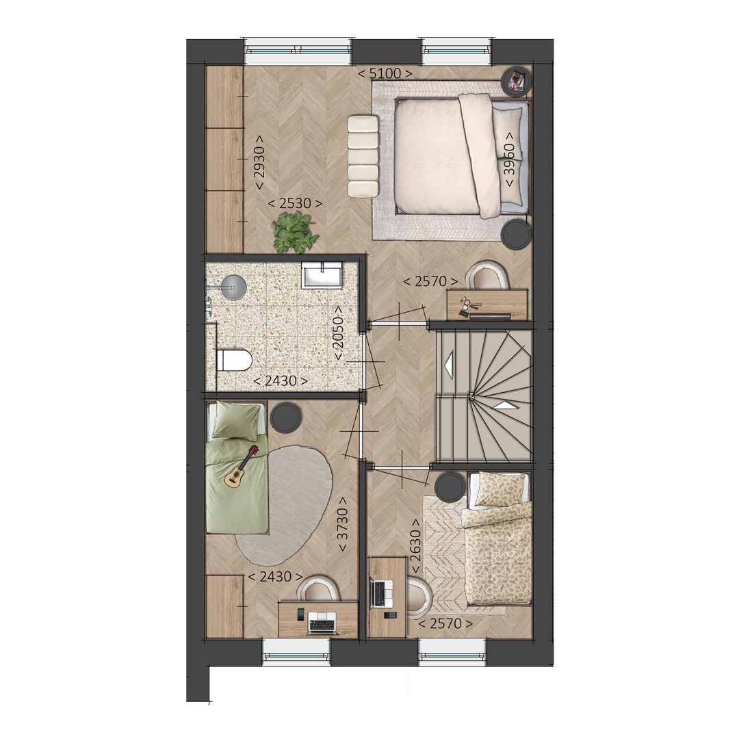 Foto 7 van Fase 1B I Middenwoningen (Bouwnr. 1.44)