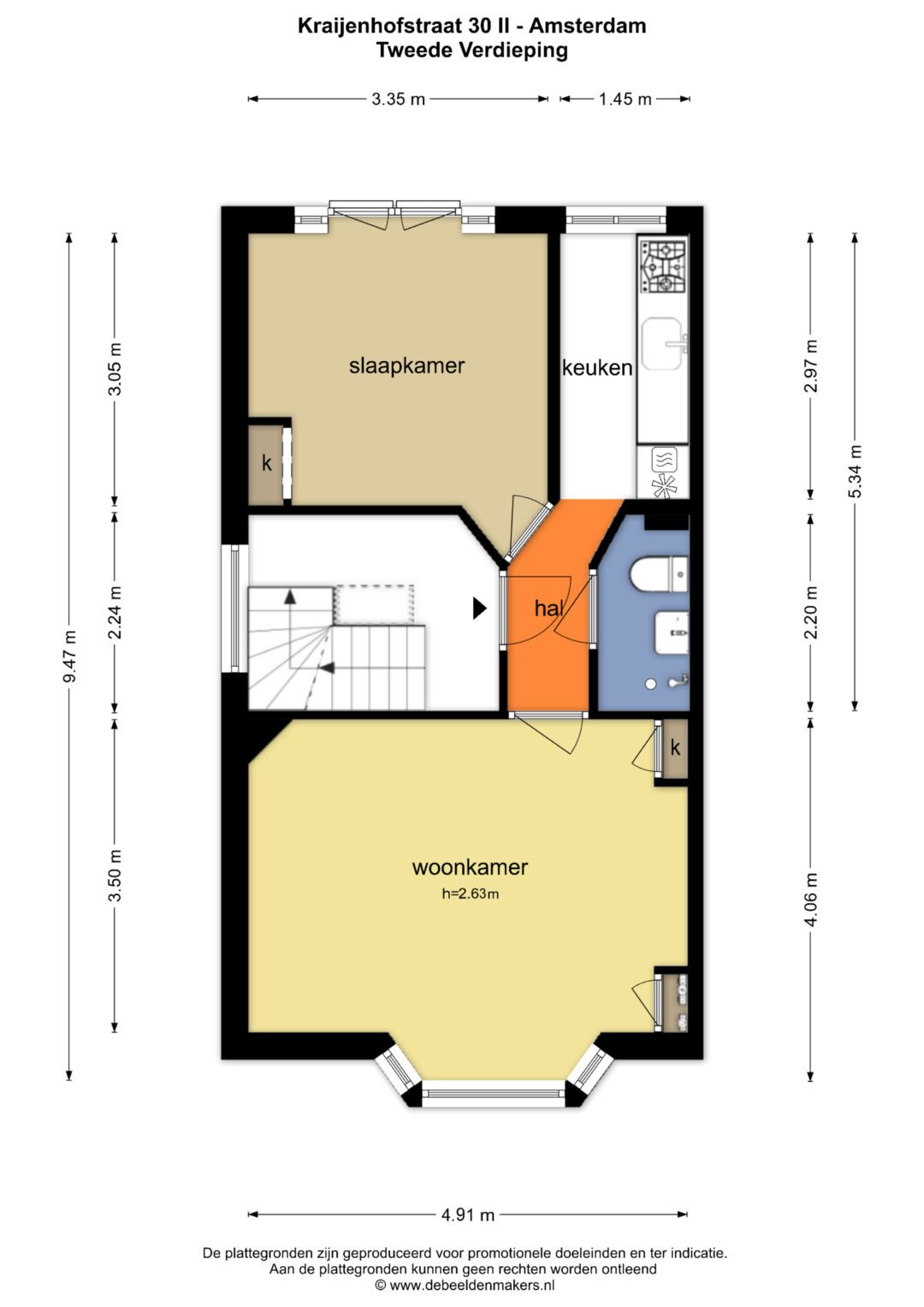 Foto 21 van Kraijenhoffstraat 30-2