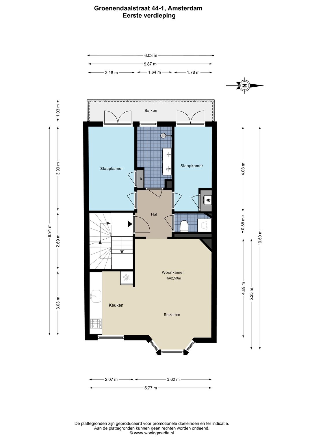 Foto 26 van Groenendaalstraat 44-1