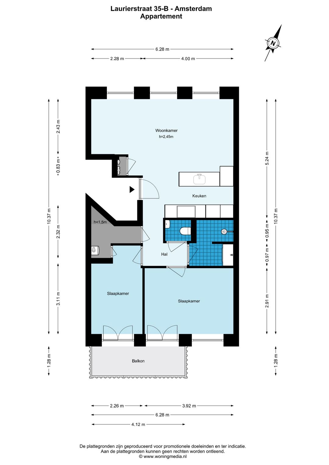 Foto 26 van Laurierstraat 35-B