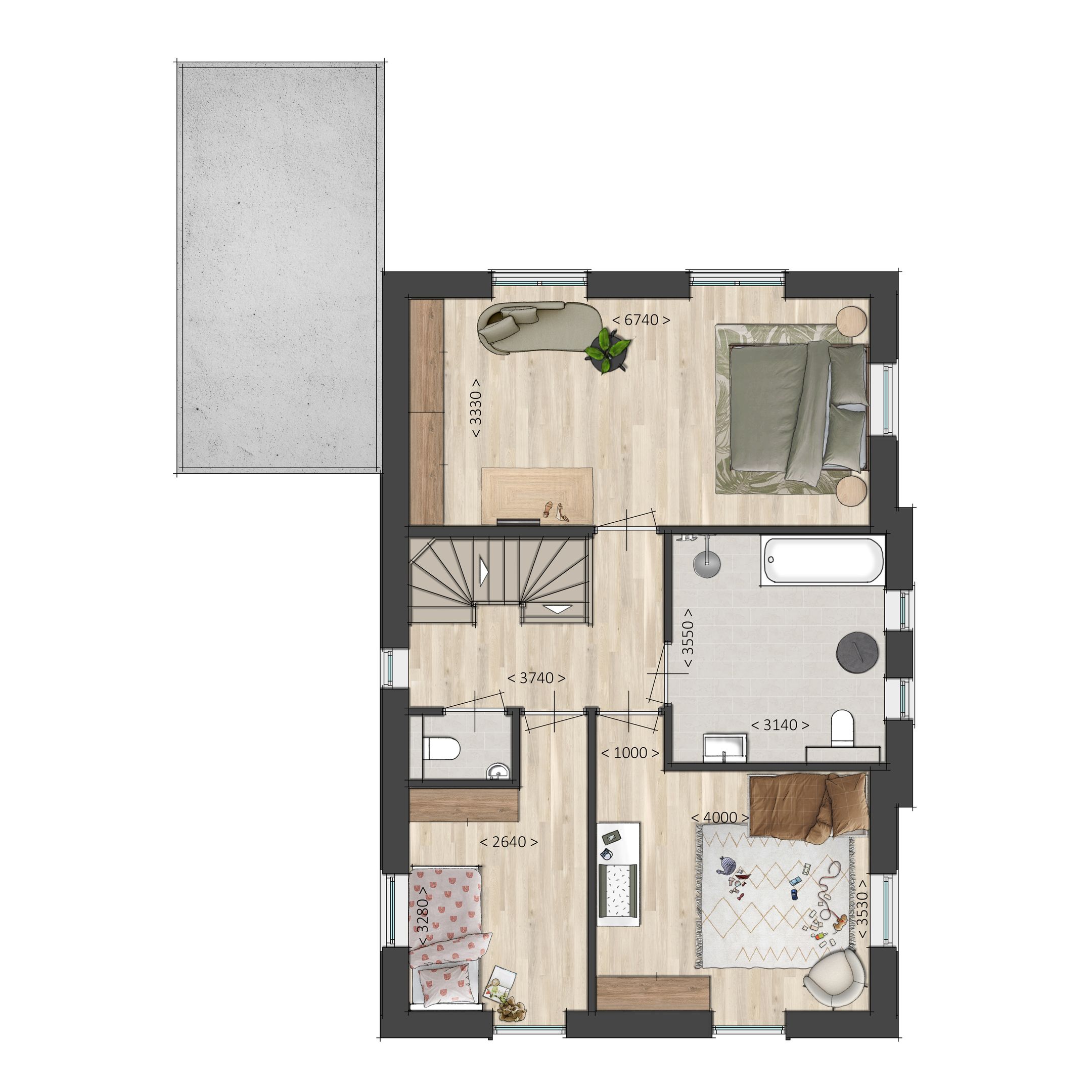 Foto 9 van Fase 1B I Vrijstaande woning (Bouwnr. 1.81)