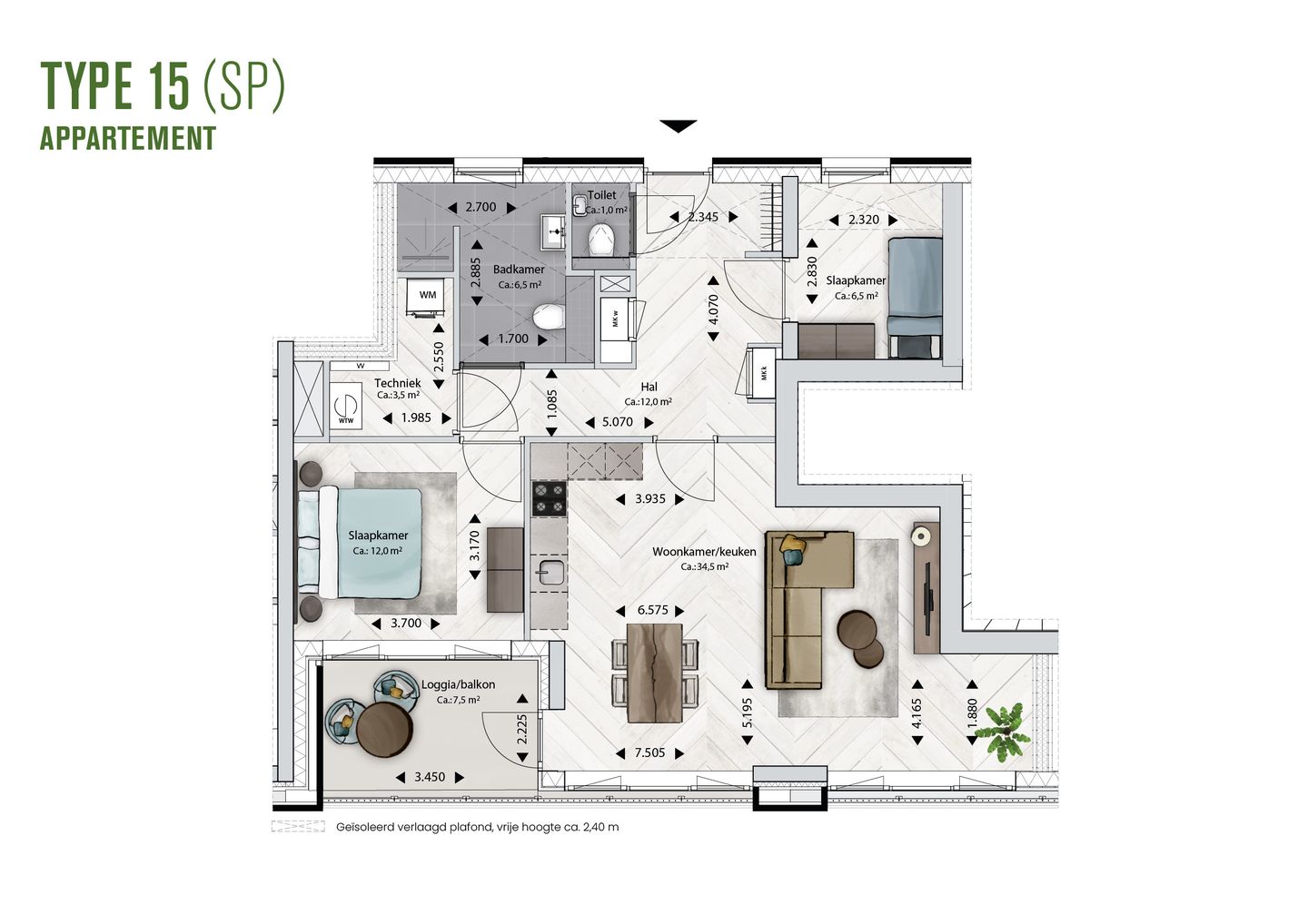 Foto 10 van BLOSSEM Edison - Appartement (Bouwnr. 2.27)