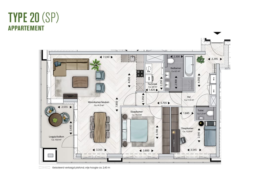 Foto 11 van BLOSSEM Edison - Appartement (Bouwnr. 3.48)
