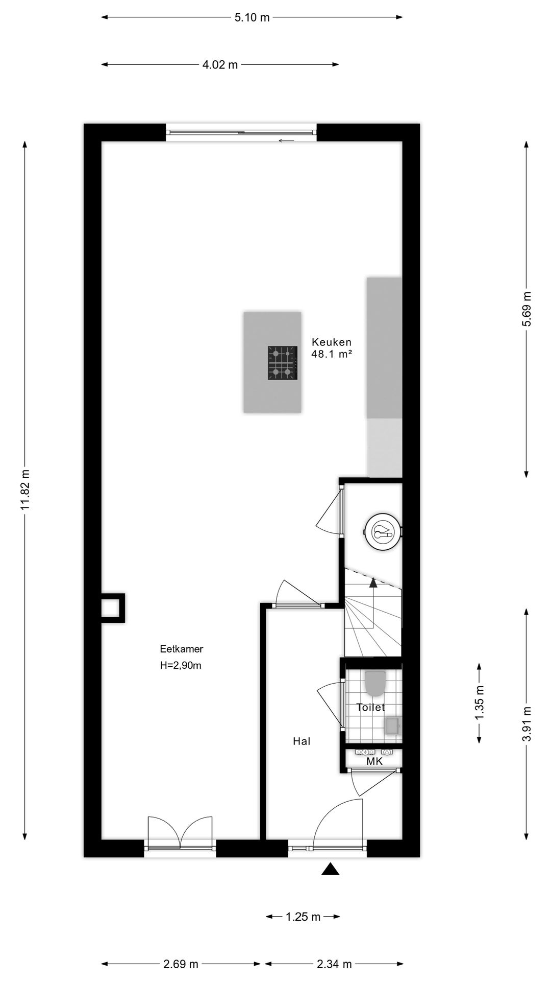 Foto 46 van Bagijnenwalstraat 17
