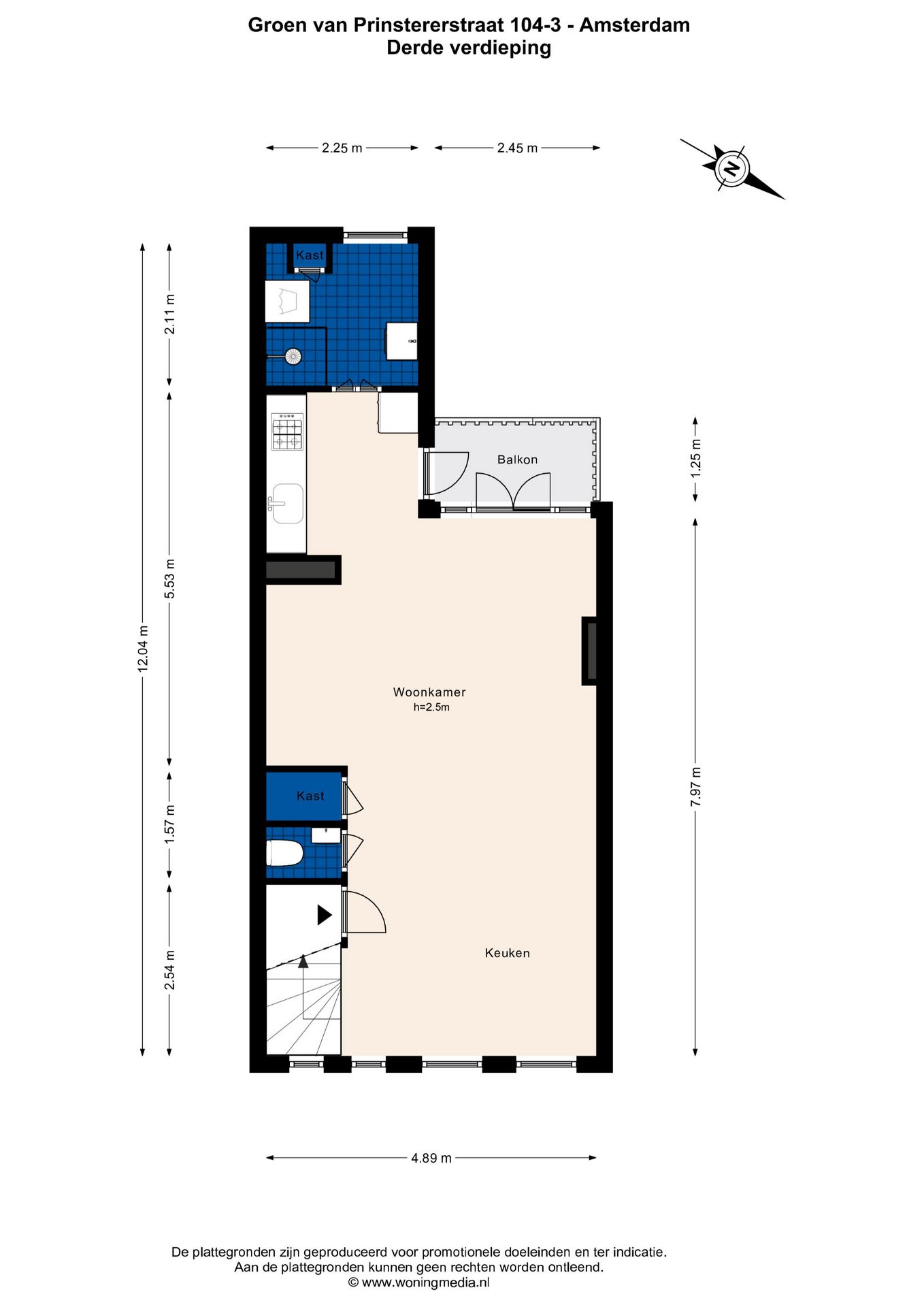 Foto 27 van Groen van Prinstererstraat 104-3