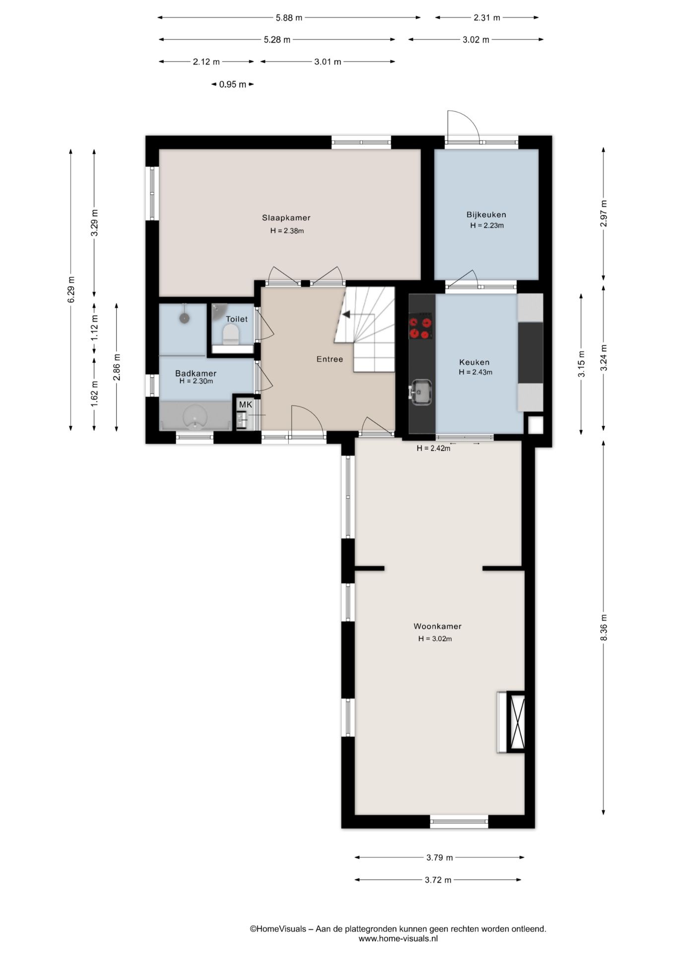 Rural Semi-Detached Home with Extensive Garden Near Zwolle — 53