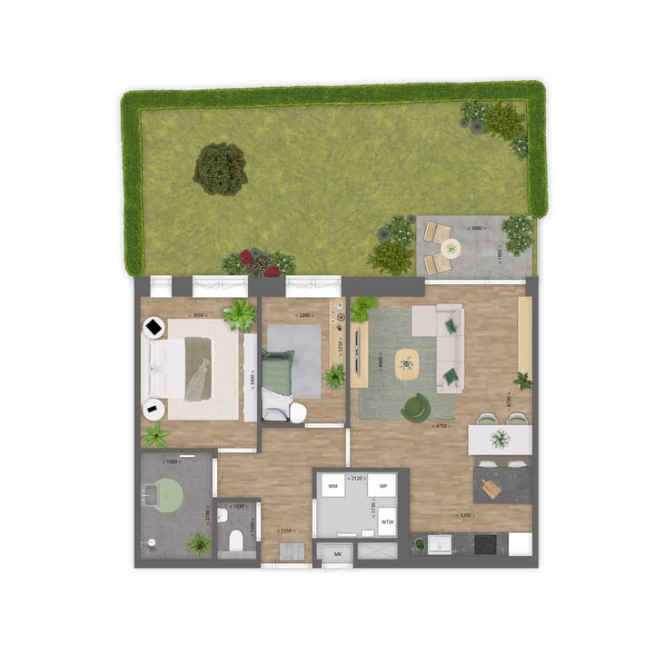 Photo 2 of 3-kamer appartement (Bouwnr. A04)