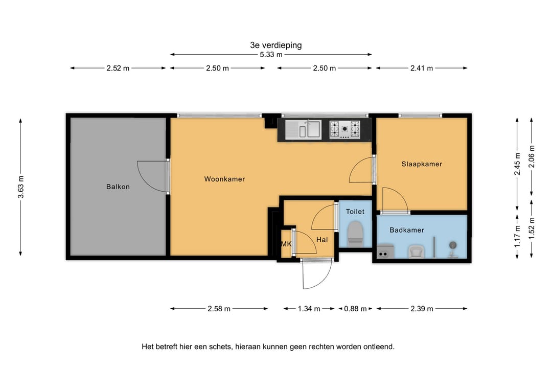 Foto 16 van Burgemeester Mr. H.J. Engelkens-laan 1-C3