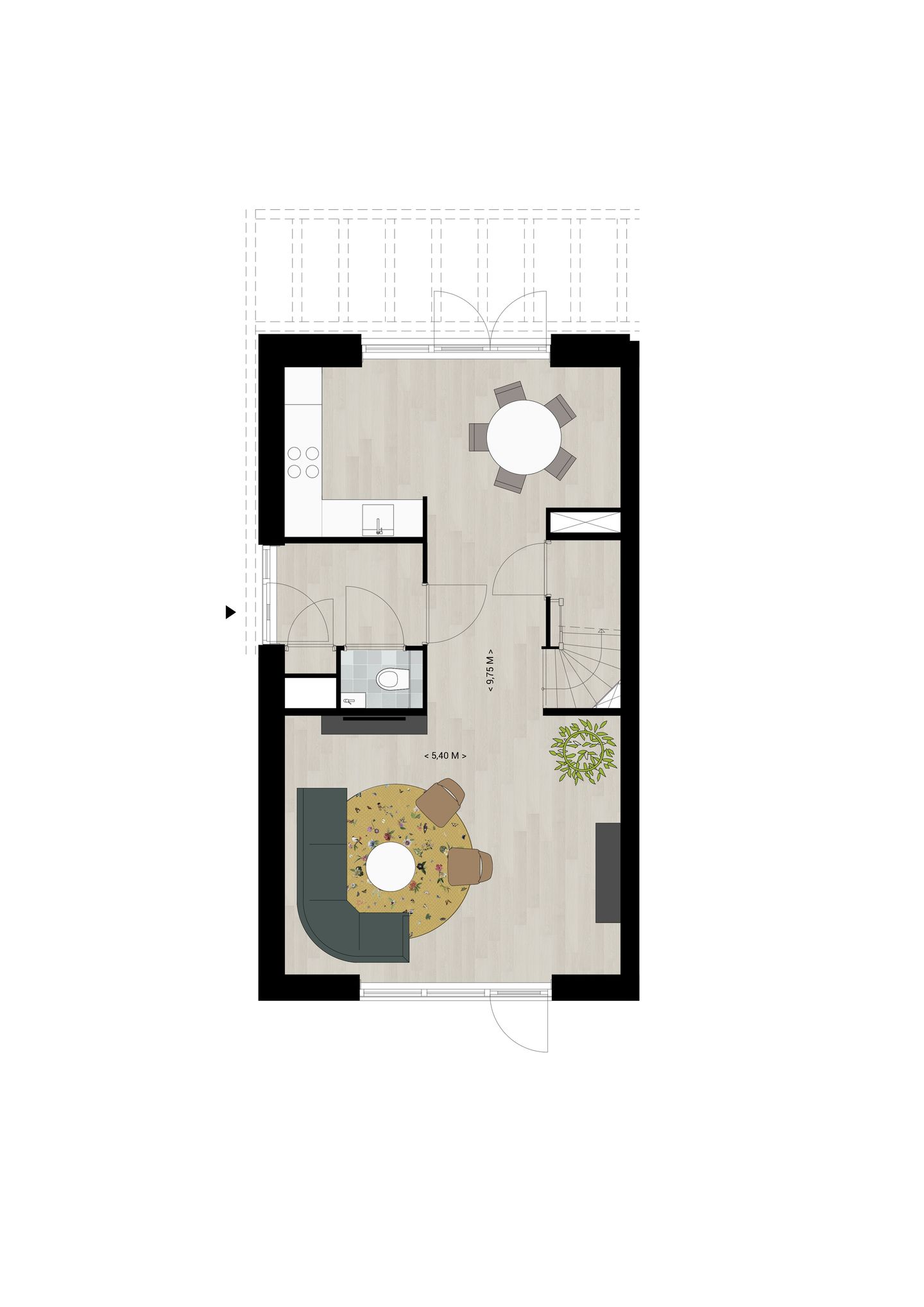 Foto 4 van Hoekwoning Type C (Bouwnr. 8)