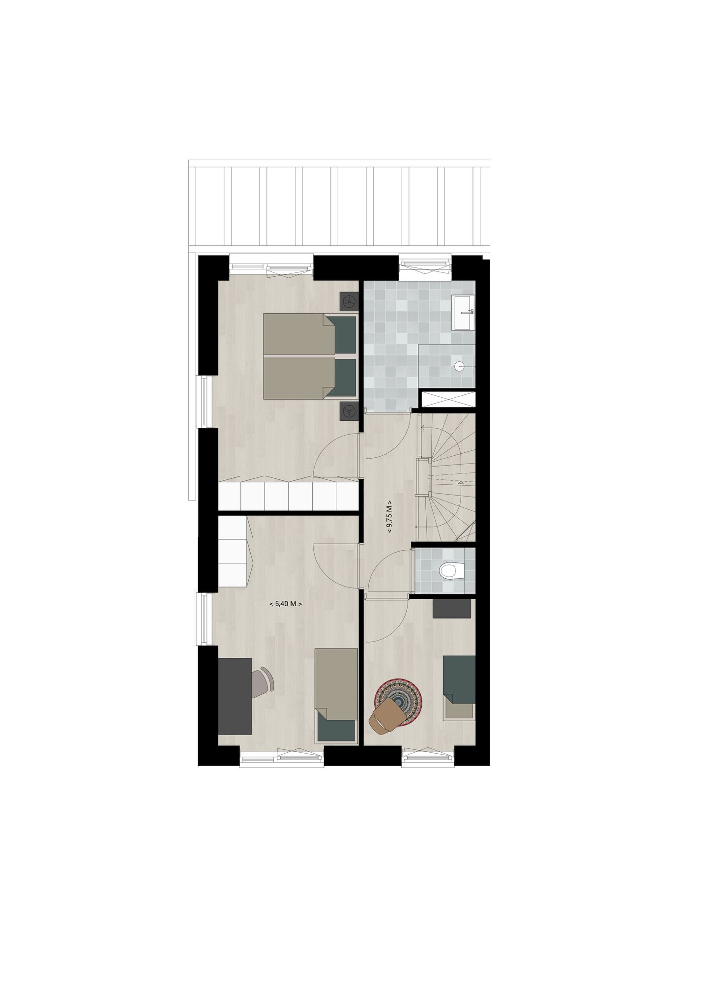 Foto 5 van Hoekwoning Type C (Bouwnr. 8)