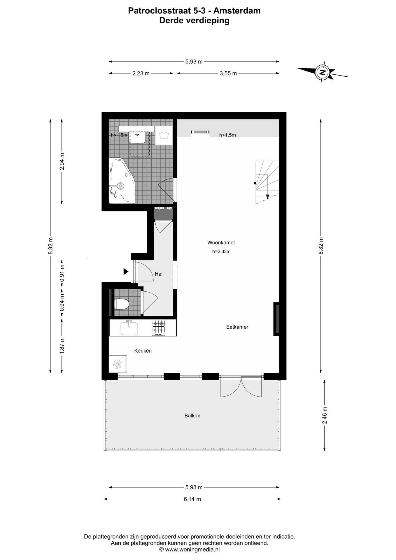 Foto 24 van Patroclosstraat 5-3