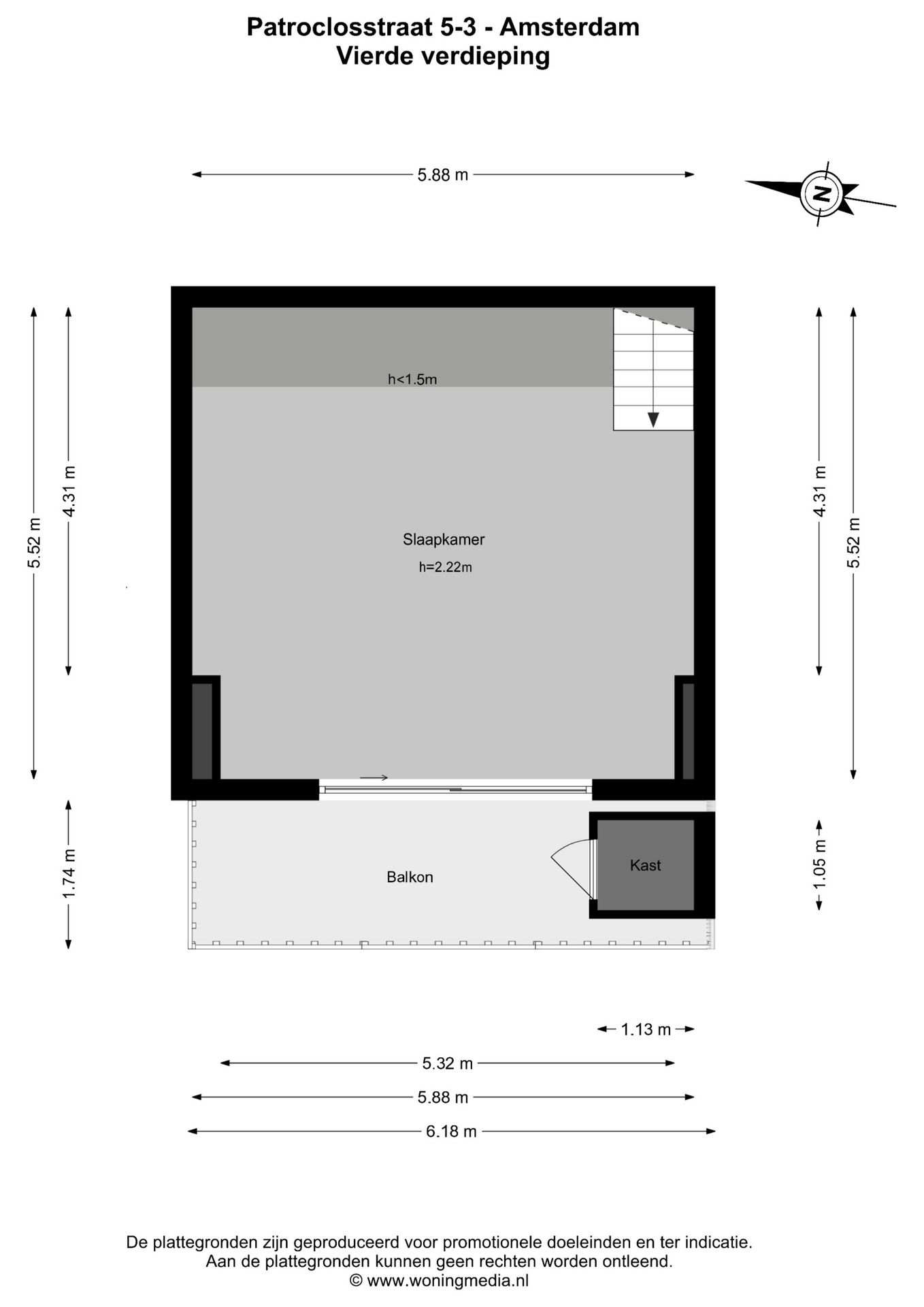 Foto 25 van Patroclosstraat 5-3