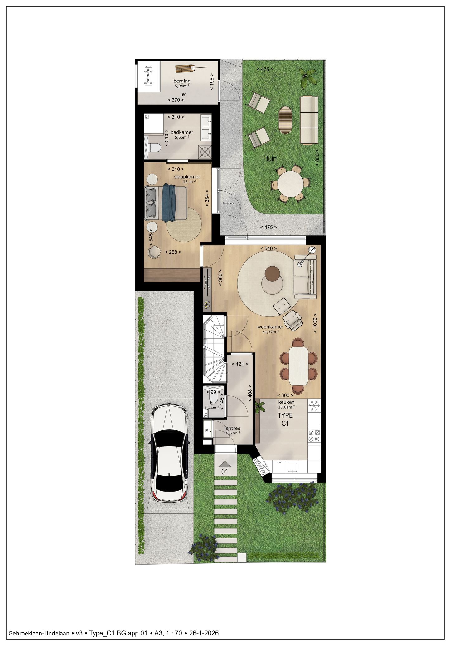 Foto 5 van Gebroeklaan Levensloopbestendig (Bouwnr. 1)