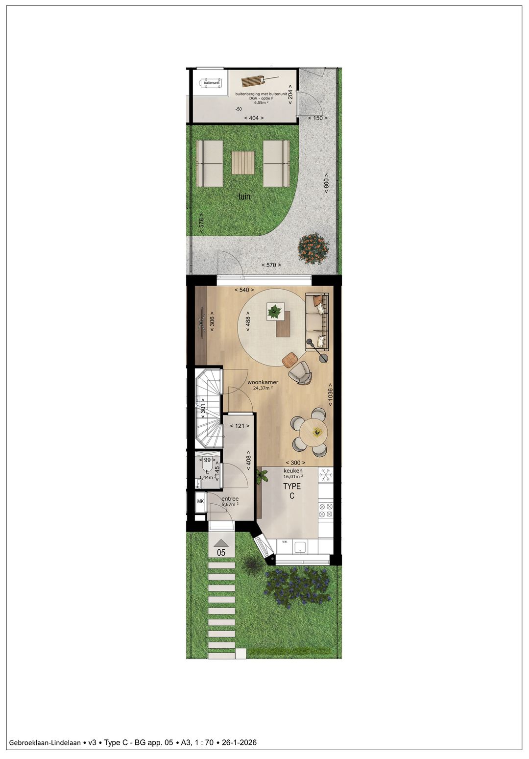 Foto 8 van Gebroeklaan Gezinswoningen (Bouwnr. 5)