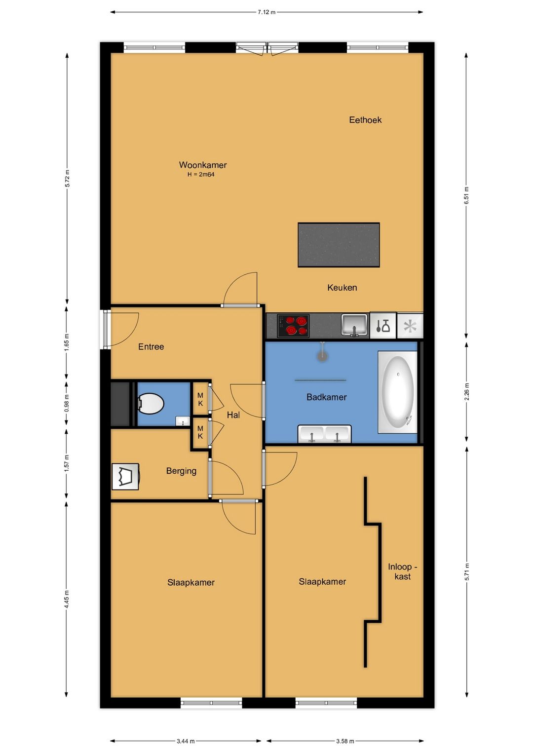 Luxurious 104m² Apartment with South-Facing Balcony in Almere Europakwartier — 30