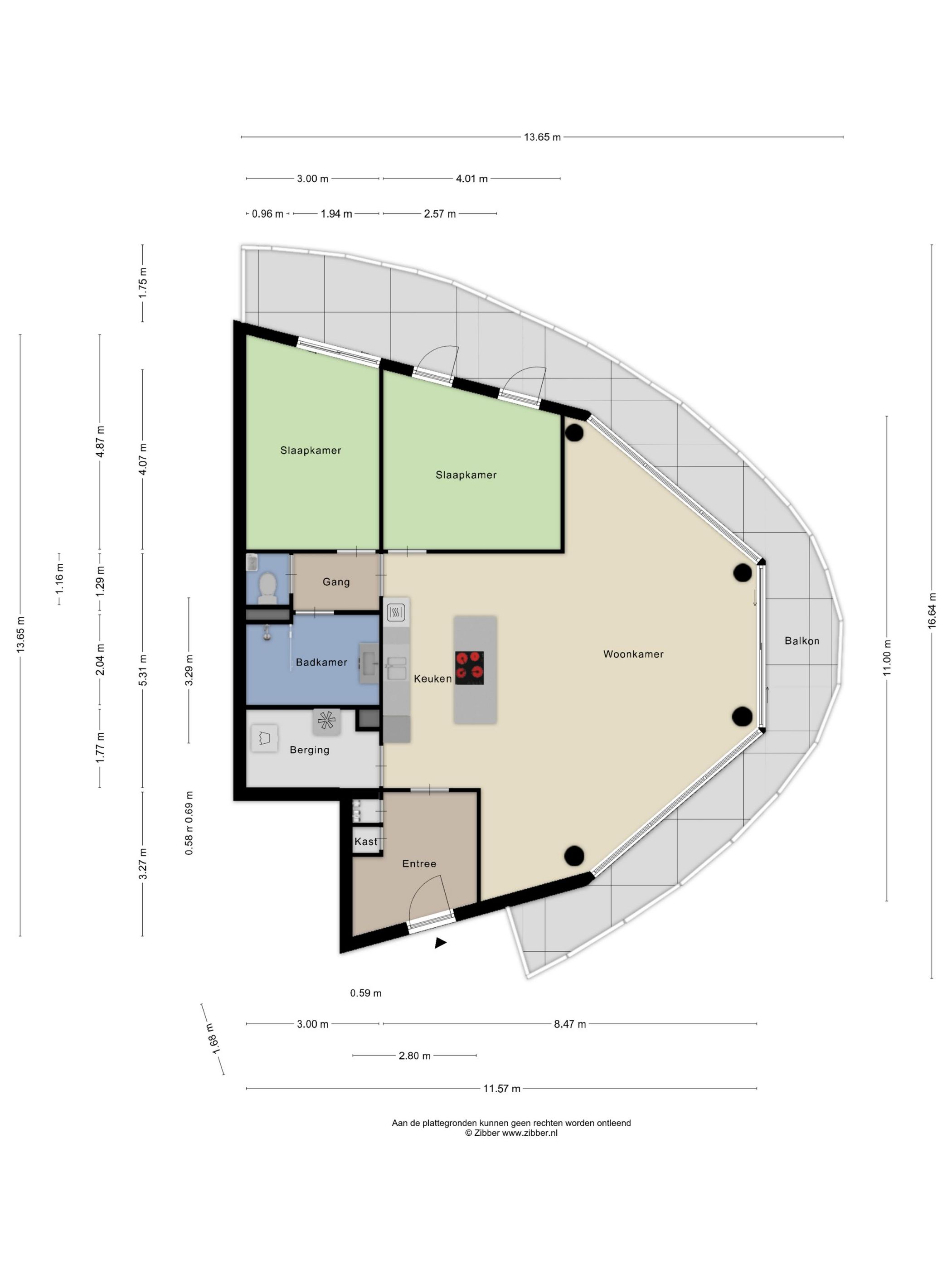Modern corner apartment with sunny 180-degree balcony and parking in Hoogvliet — 51