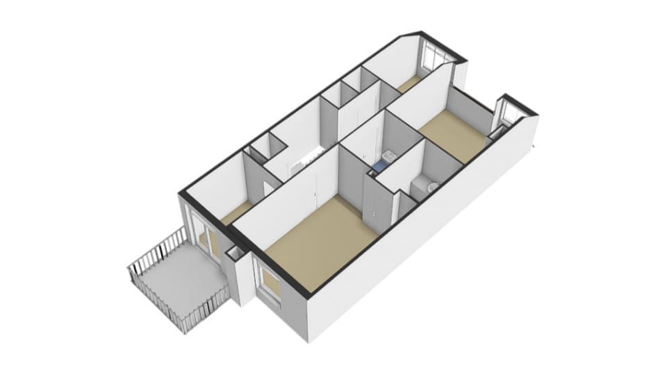 Characteristic double upper house with private entrance and balconies in Amsterdam Oud-Zuid — 25