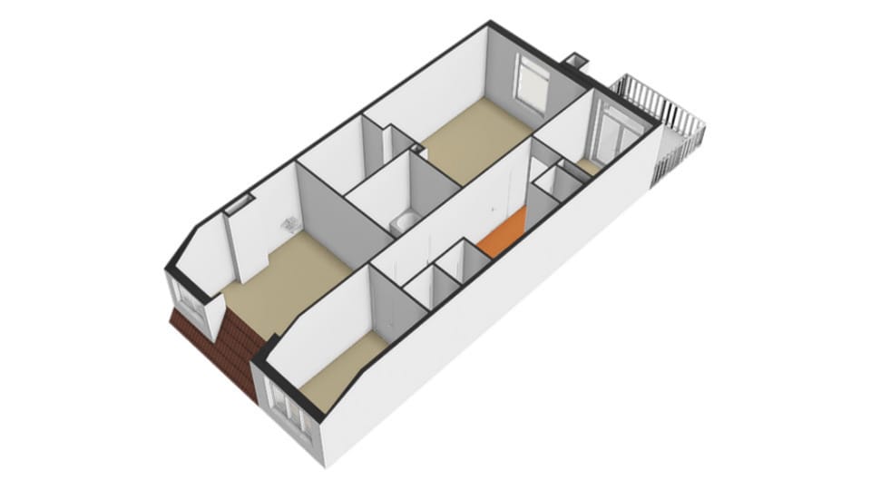 Characteristic double upper house with private entrance and balconies in Amsterdam Oud-Zuid — 26