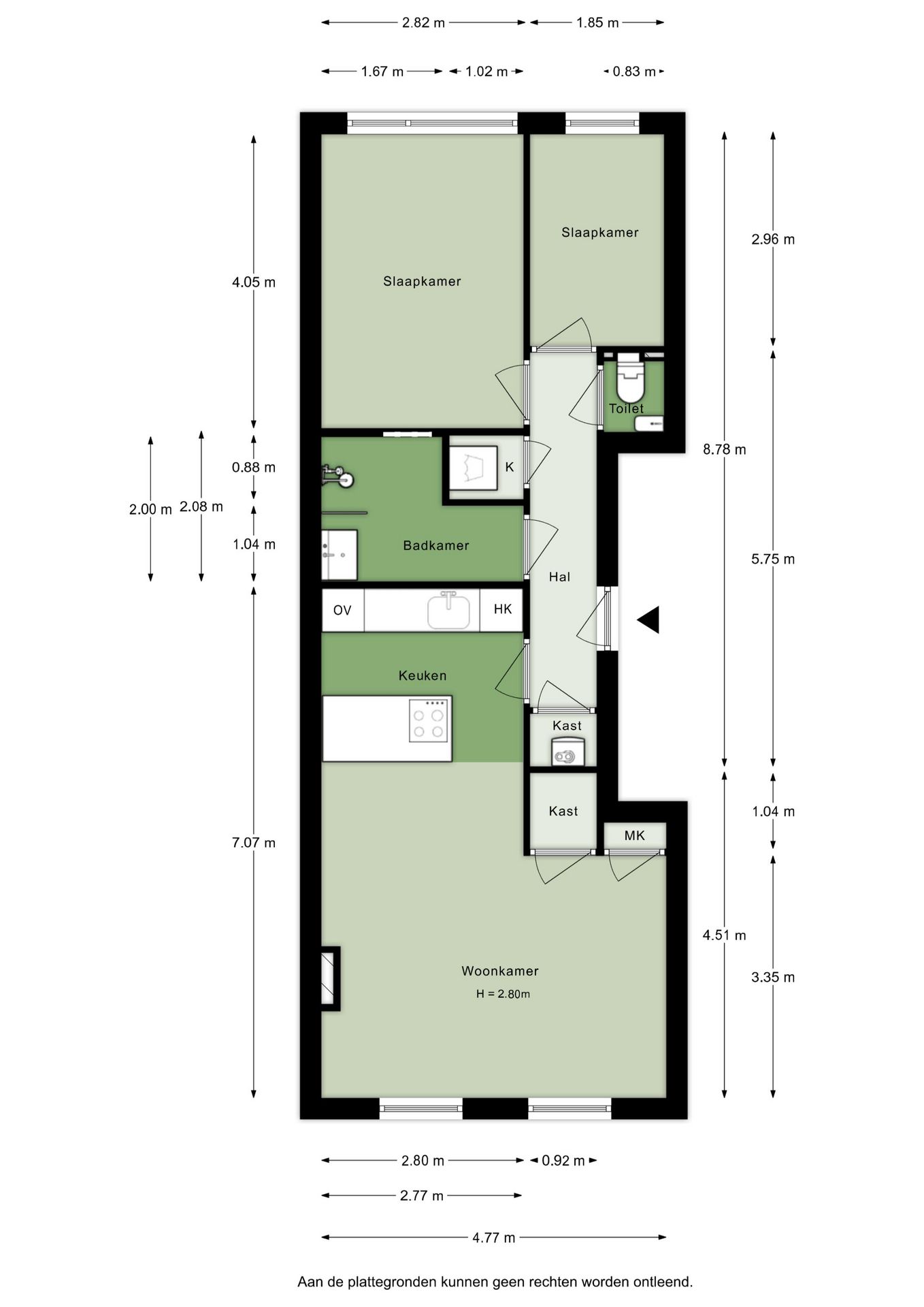 Light and Luxurious Renovated 3-Room Apartment in Popular Nieuwe Westen — 25