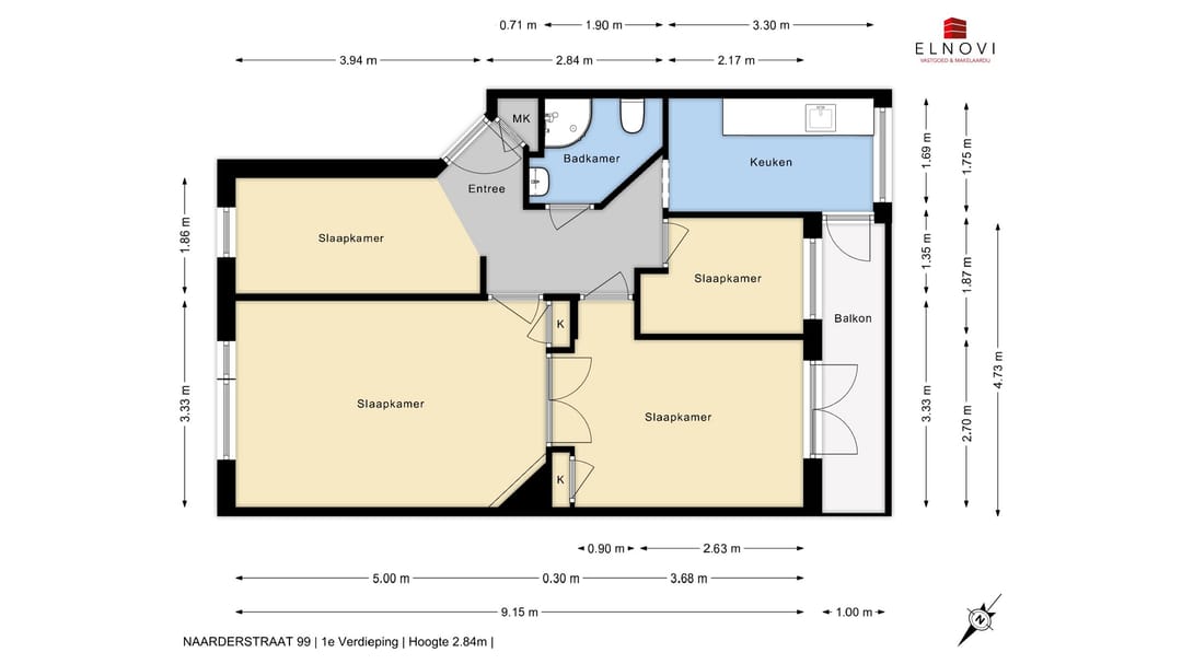 Top floor apartment with 3 bedrooms in The Hague — 37