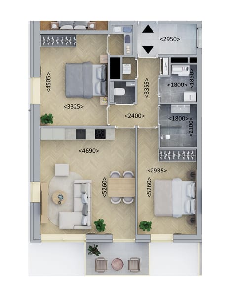 Hoekappartement thumbnail