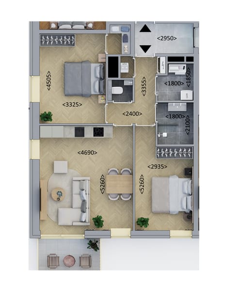 Hoekappartement thumbnail