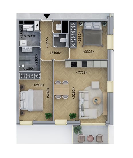 Hoekappartement thumbnail