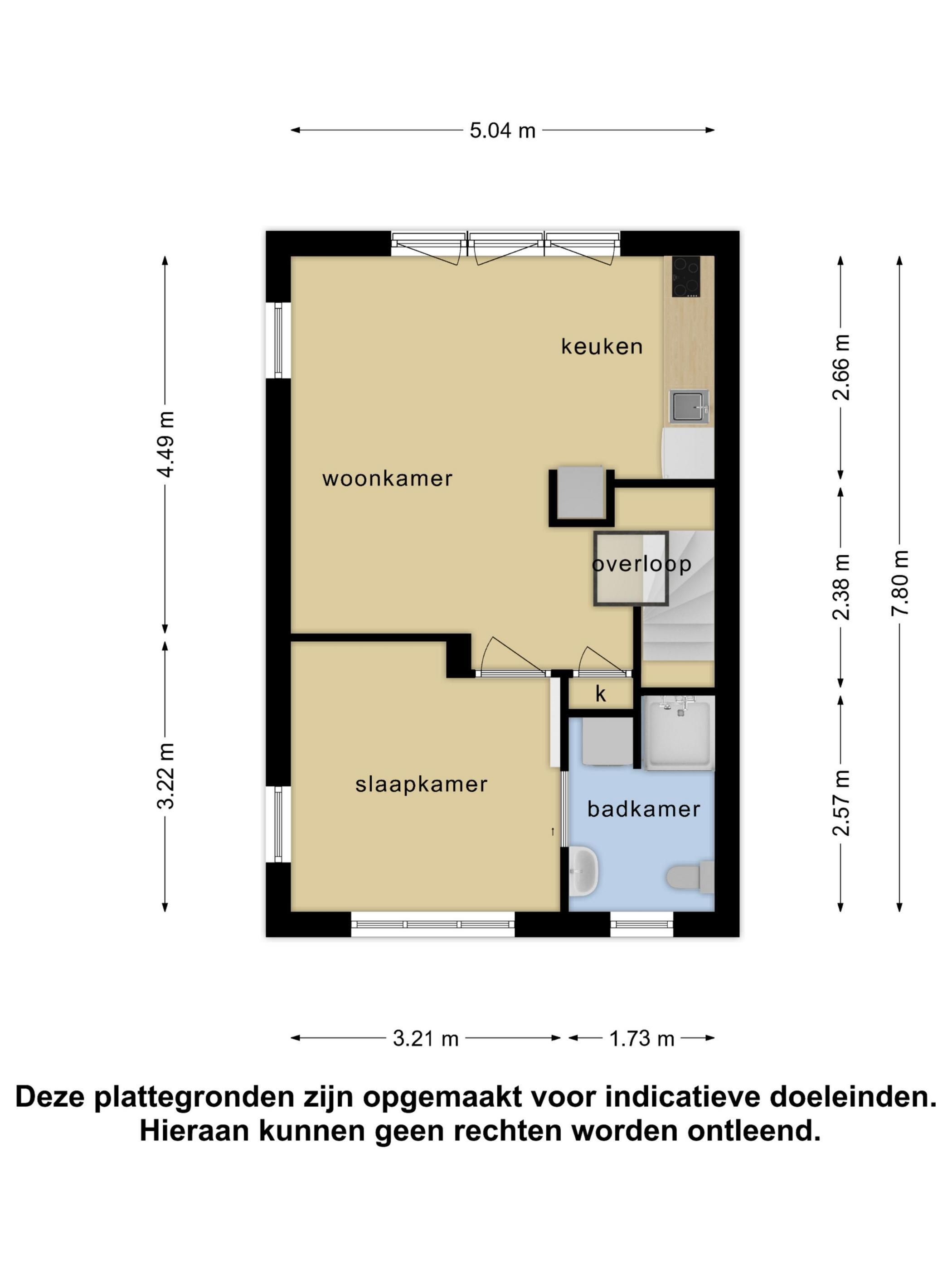 Licht hoekappartement met vrij uitzicht en geen bovenburen in de Indische Buurt — 32