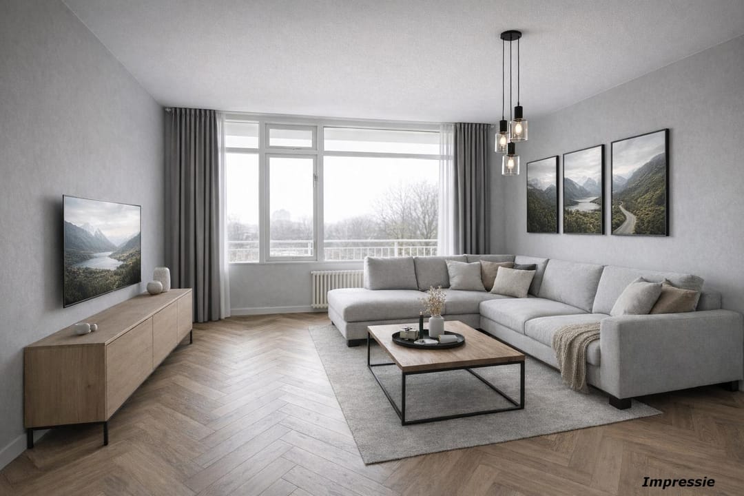 Spacious Apartment with Three Bedrooms and Sunny West Balconon in Leiden — 12