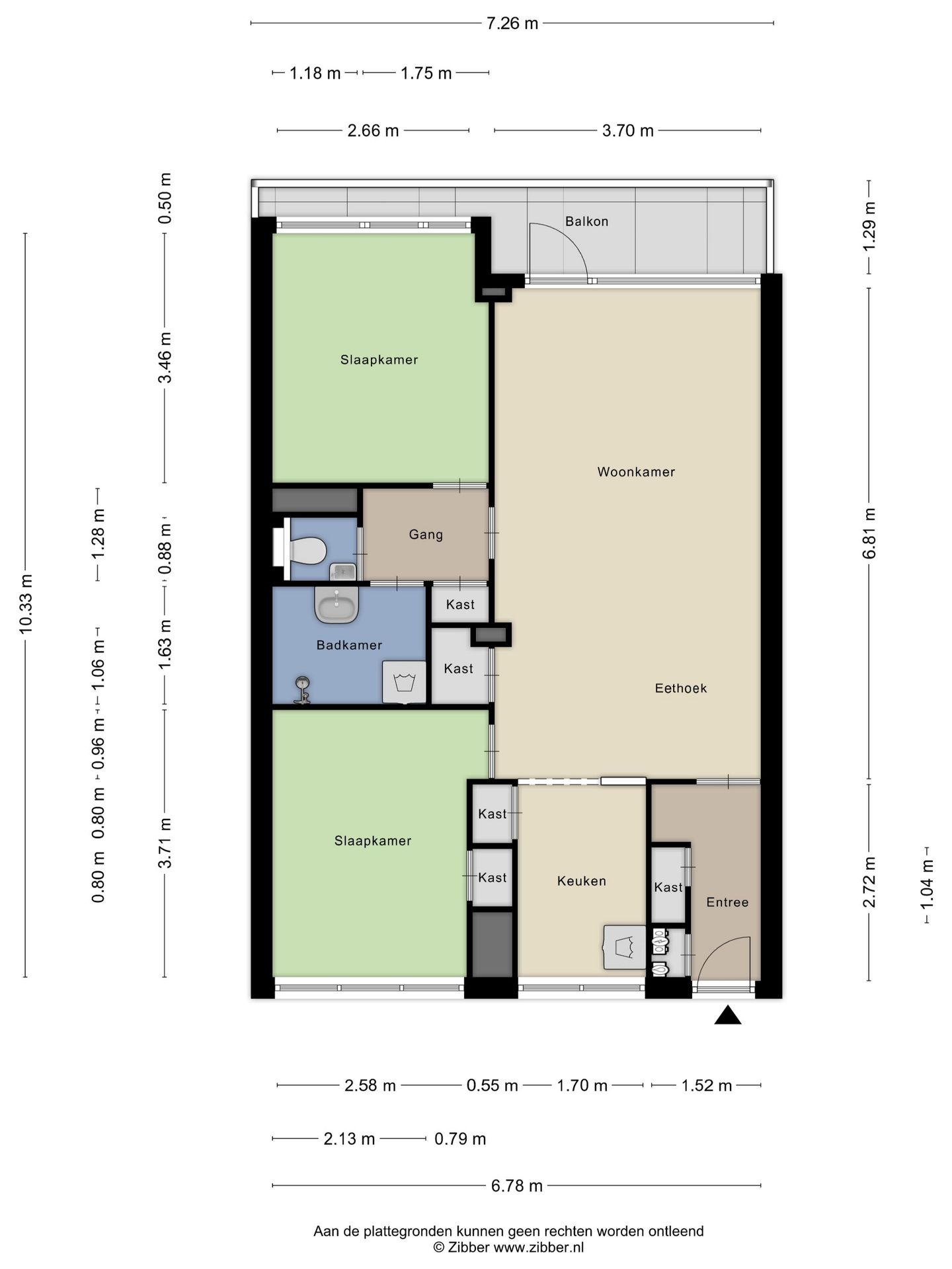 Sunny Central 3-Room Apartment with Energy Label A — 34