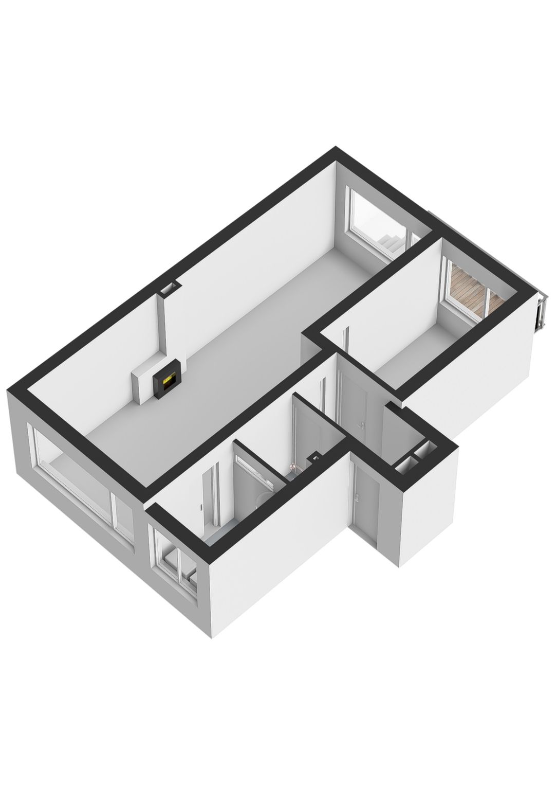 Light two-room apartment with garden in Blijdorp — 21