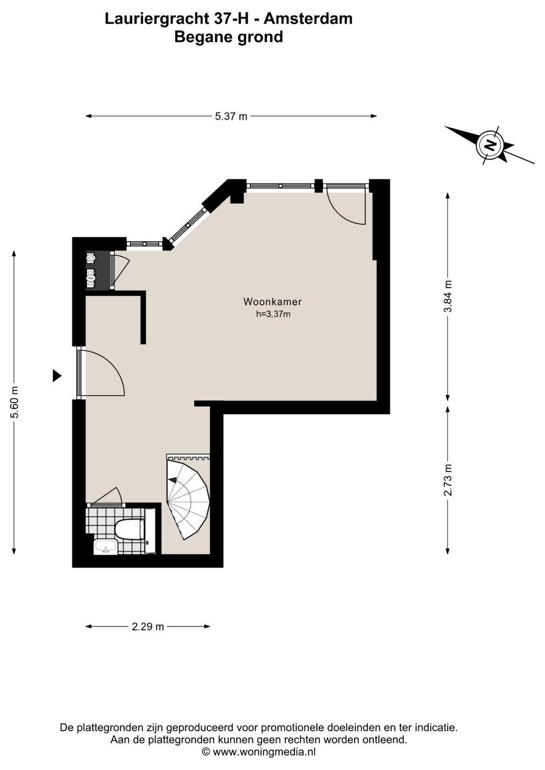 Photo 26 of Lauriergracht 37-H