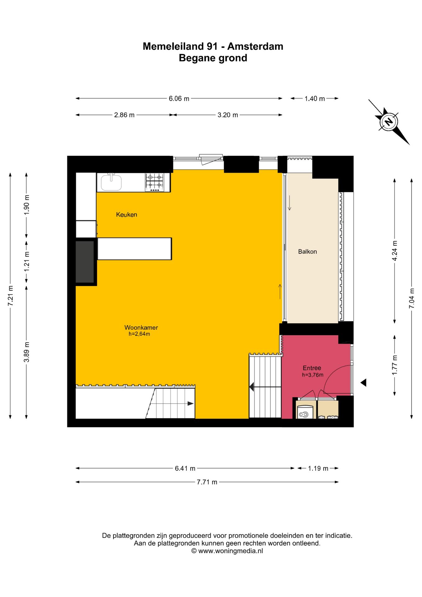 Modern 3-Room Maisonette in Popular Houthavens — 19