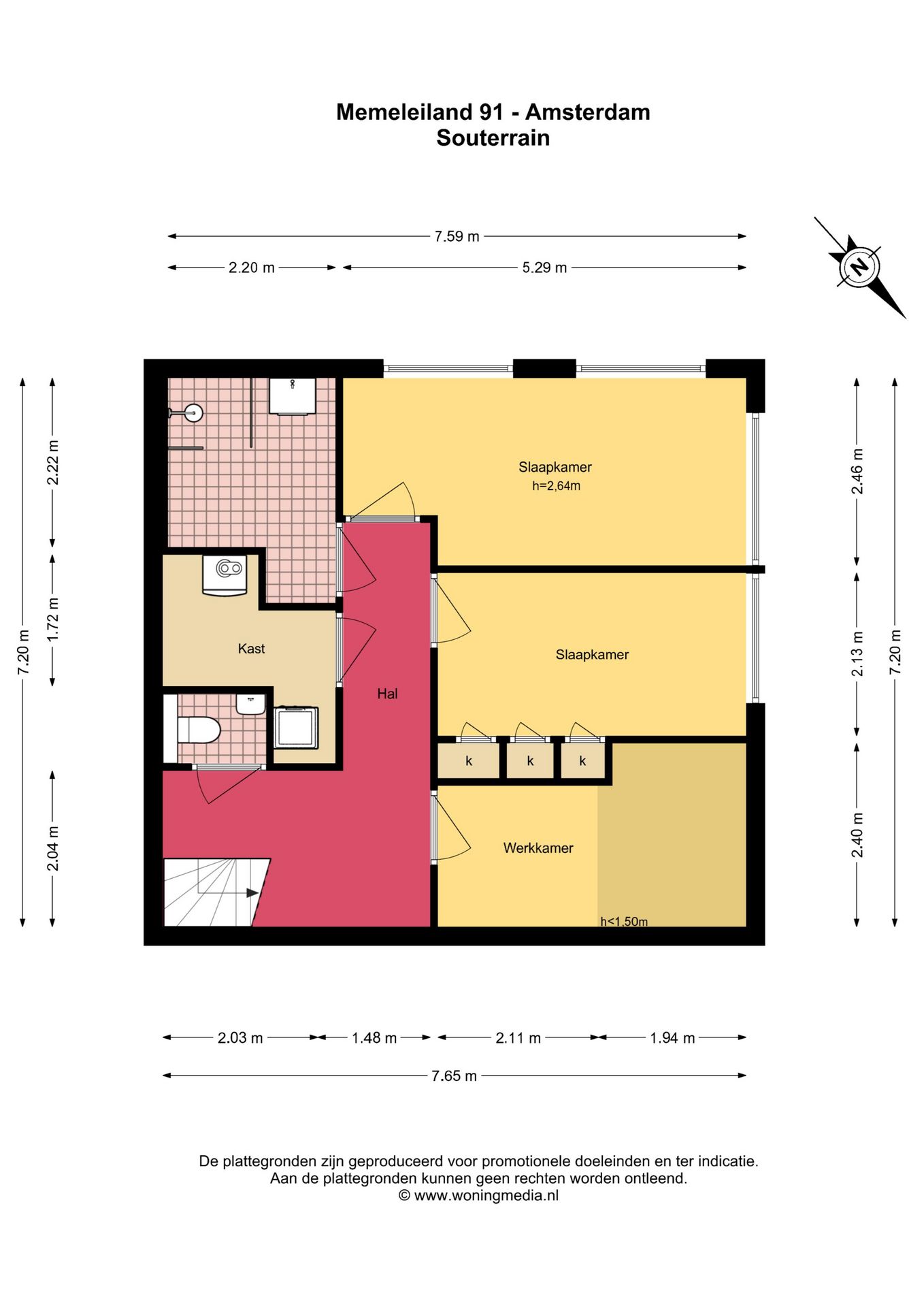 Modern 3-Room Maisonette in Popular Houthavens — 22