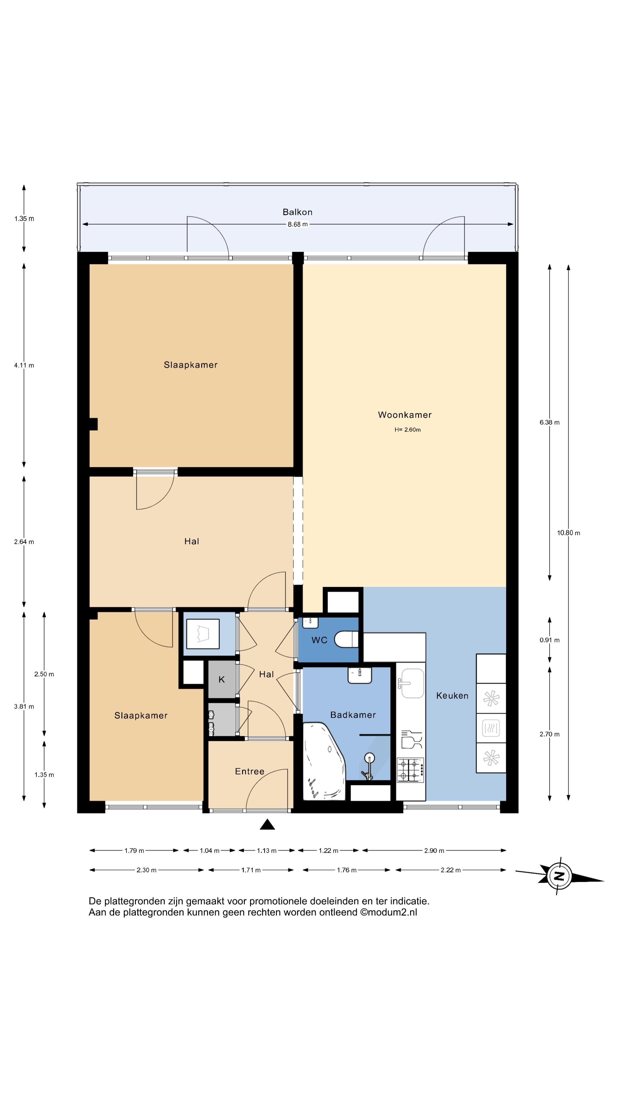 Stunning move-in ready 3-room apartment with balcony — 31