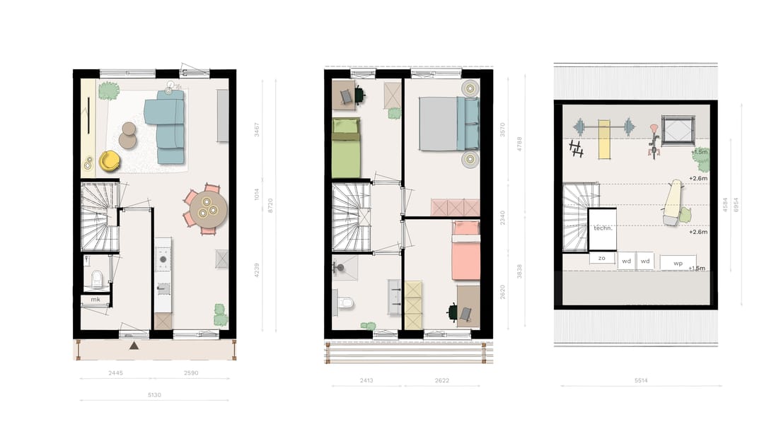 Foto 7 van Tussenwoning (Bouwnr. 150.4.3)