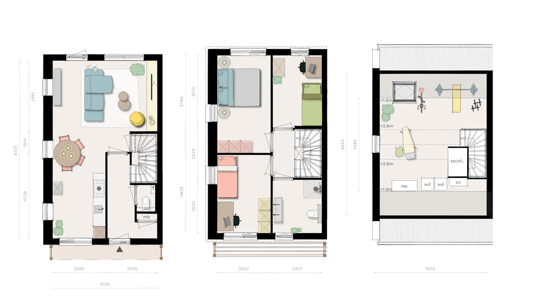 Foto 7 van Hoekwoning (Bouwnr. 150.4.1)
